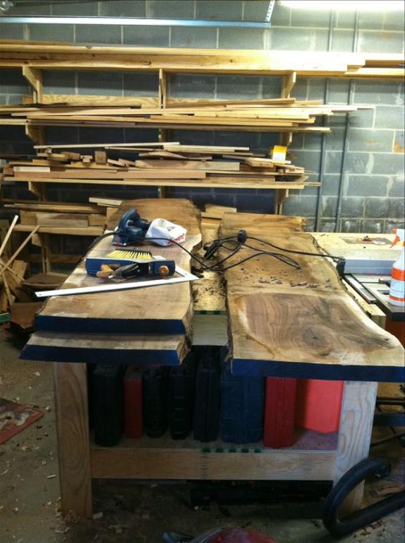 Joinery for a THICK and LARGE Live edge table? - General ...