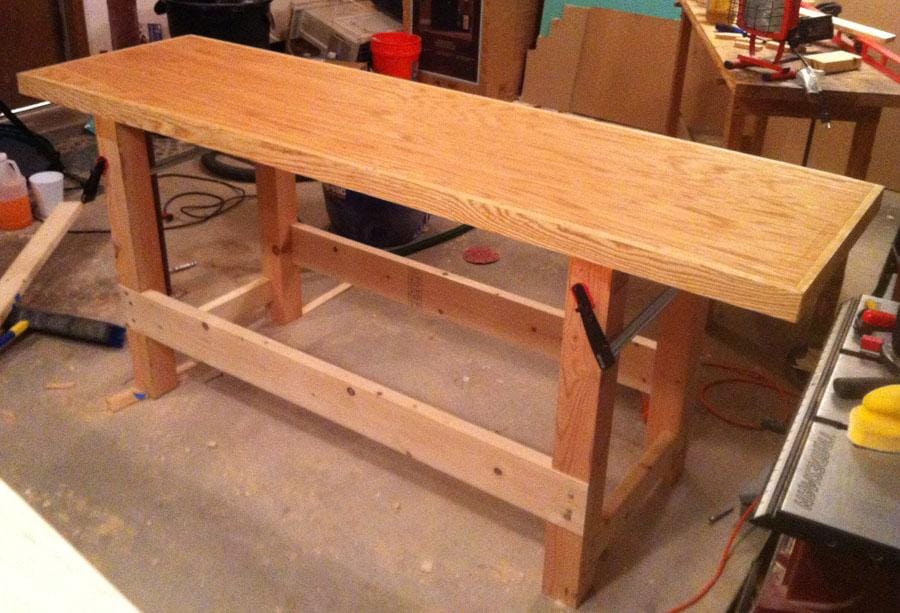 How To Fix Level A Wobbling Workbench, How To Level Table Legs