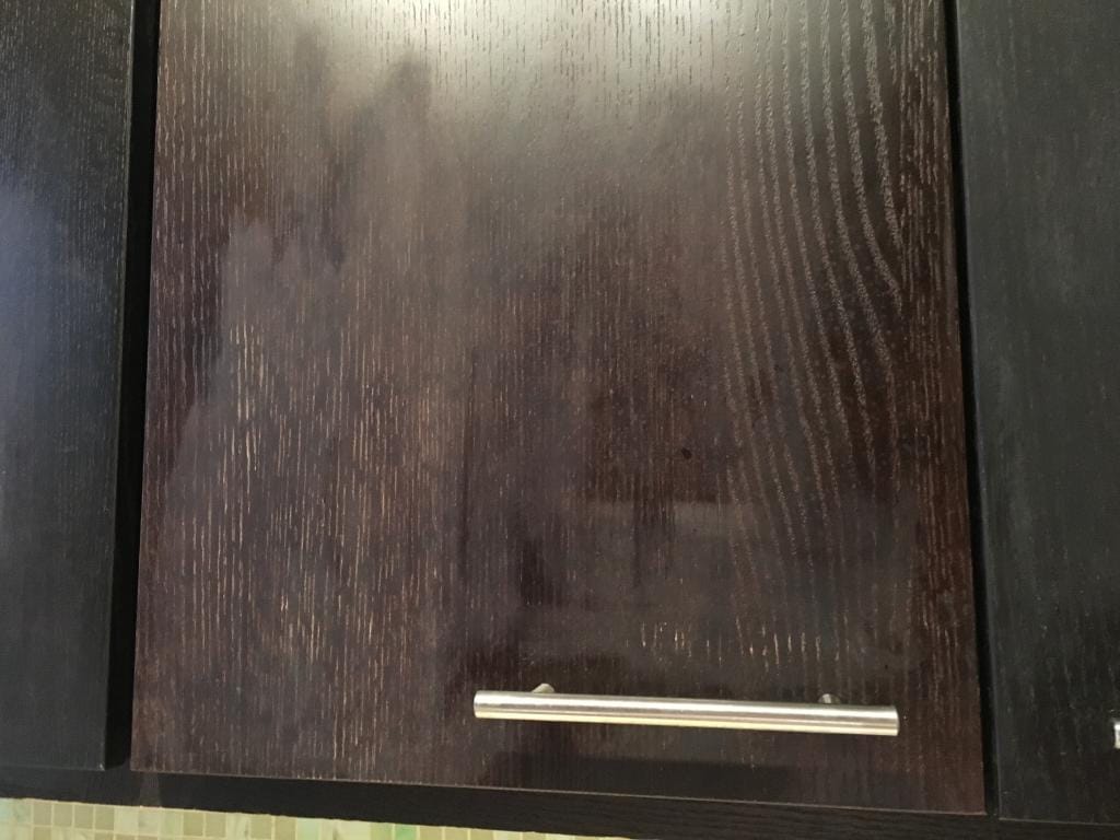Help Used Wrong Cleaner On Wood Cabinets How To Remove White