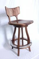 walnut bar stool
