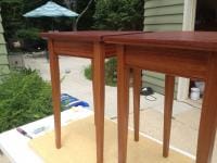 1k. three coats of boiled linseed oil