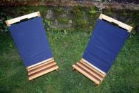 Maple and Redwood Beach Chairs