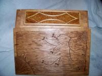Carved box for carving tools