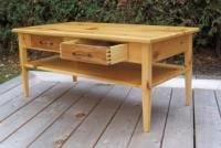 Two drawer pine coffee table