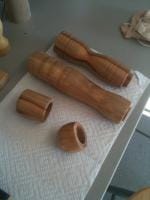 Pepper mill finished And sanded