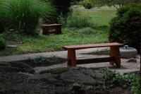 garden bench pair