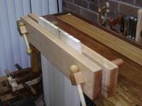 Moxon Vise with wooden screws