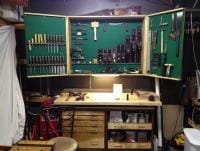 Wall tool cabinet