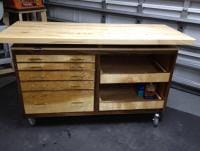 Walnut & Birch Tool Cabinet