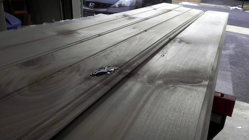 Shellac on a pine ceiling - Finishing - Wood Talk Online