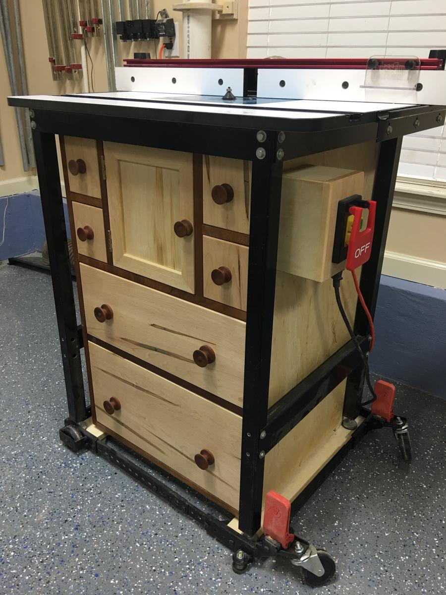 Router table storage - The Shop - Wood Talk Online