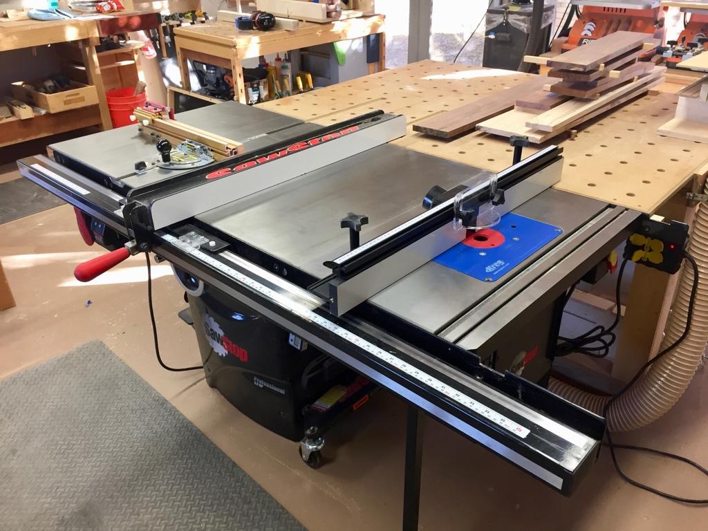 Sawstop Inline Router Table Product Reviews Wood Talk Online