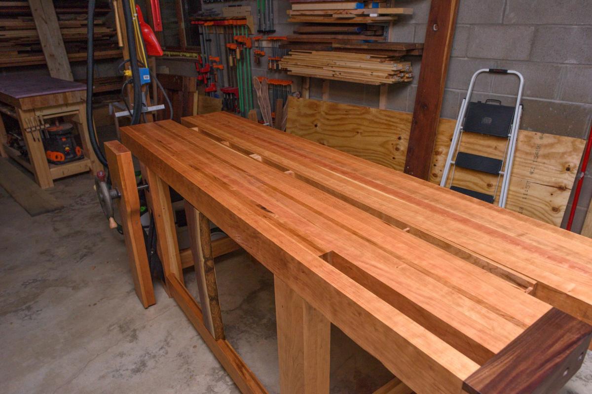 pine workbench top