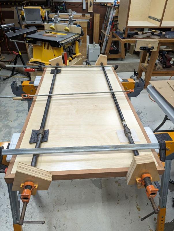 Seeking advice on mitered edging of table top - General Woodworking ...